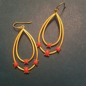 LuLu Avenue Coral Earrings